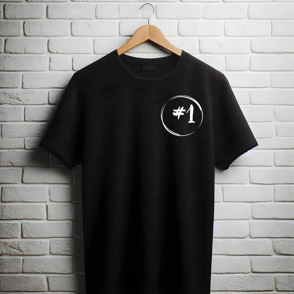 #1 T-Shirt Design (Pure Cotton)