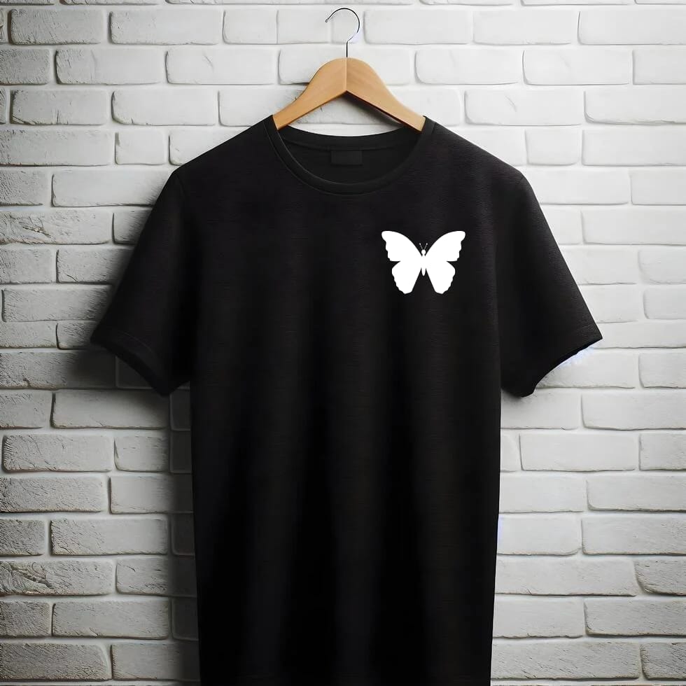 Butterfly T-Shirt Design ( Pure Cotton )
