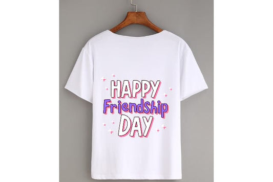 Friendship Day T-Shirt ( pure cotton )