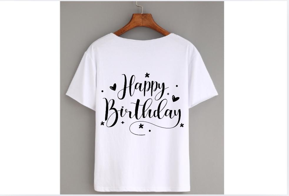 Happy Birthday T-Shirt ( Pure Cotton )