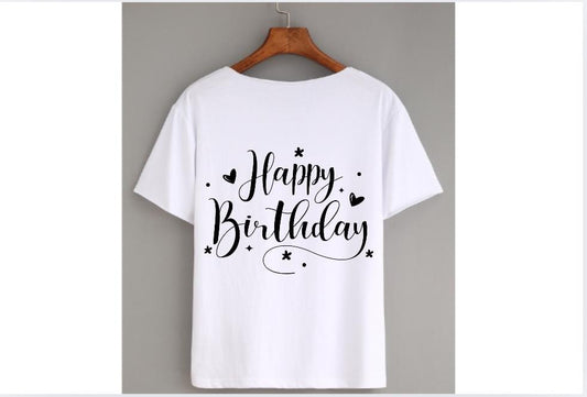 Happy Birthday T-Shirt ( Pure Cotton )