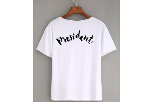 President Print T-shirt Design